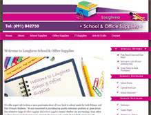 Tablet Screenshot of loughreaschoolandoffice.com
